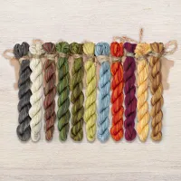 Набор ниток OwlForest для схемы «Вершки и корешки» (ПНК)