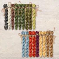 Набор ниток OwlForest для схемы «Вершки и корешки» (ПНК)