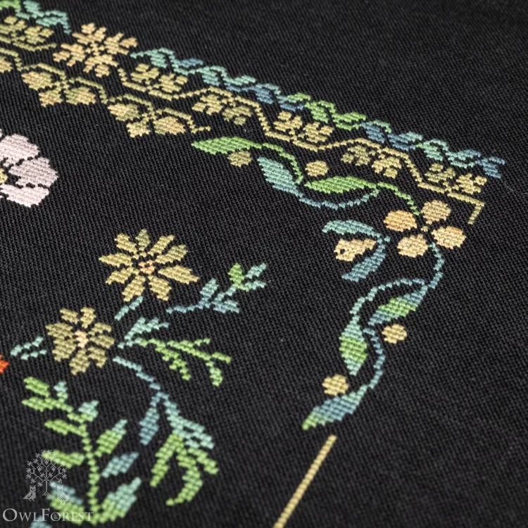 Схема для вышивания «Травы да цветы»