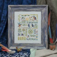 Схема для вышивания «Зимородки»