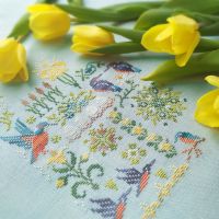 Схема для вышивания «Зимородки»