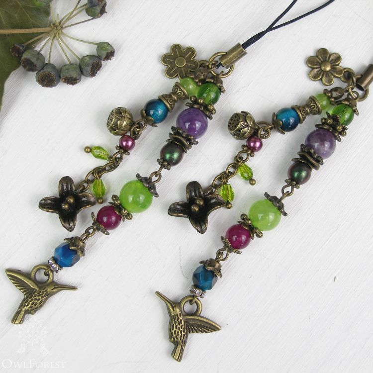 Маячок для ножниц «Колибри» цвет фурнитуры бронза