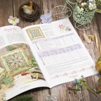 Буклет для вышивания схем «Четыре настроения года»