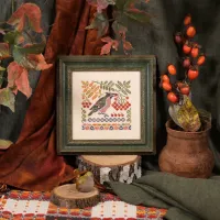Бесплатная схема для вышивания «Обжора-свиристель»