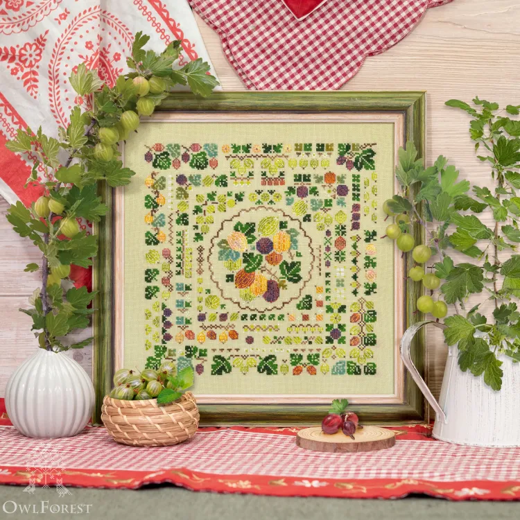 Схема для вышивания «Крыжовниковое лето» 