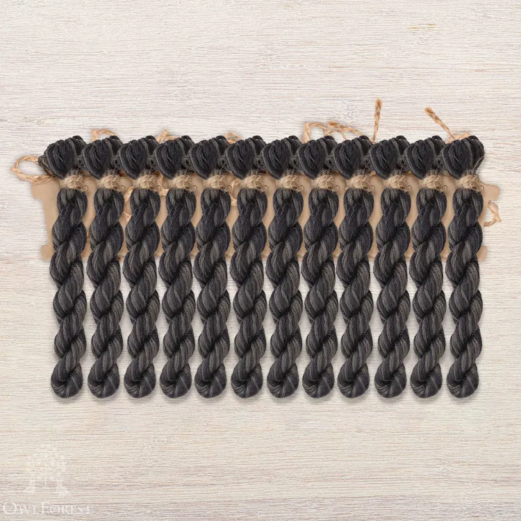 Набор ниток OwlForest для схемы «Квакер «Чёрный лес» (DMC)