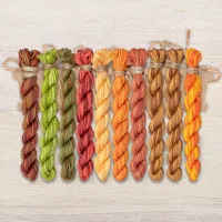 Набор ниток OwlForest для схемы «Осенний натюрморт» (ПНК)