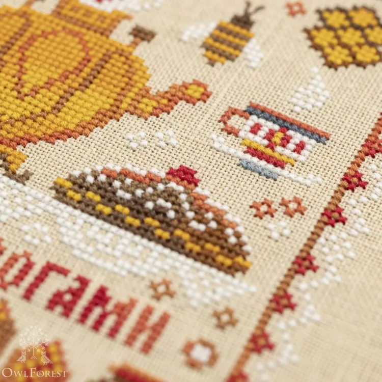 Схема для вышивания  «Пословицы. Красна изба»