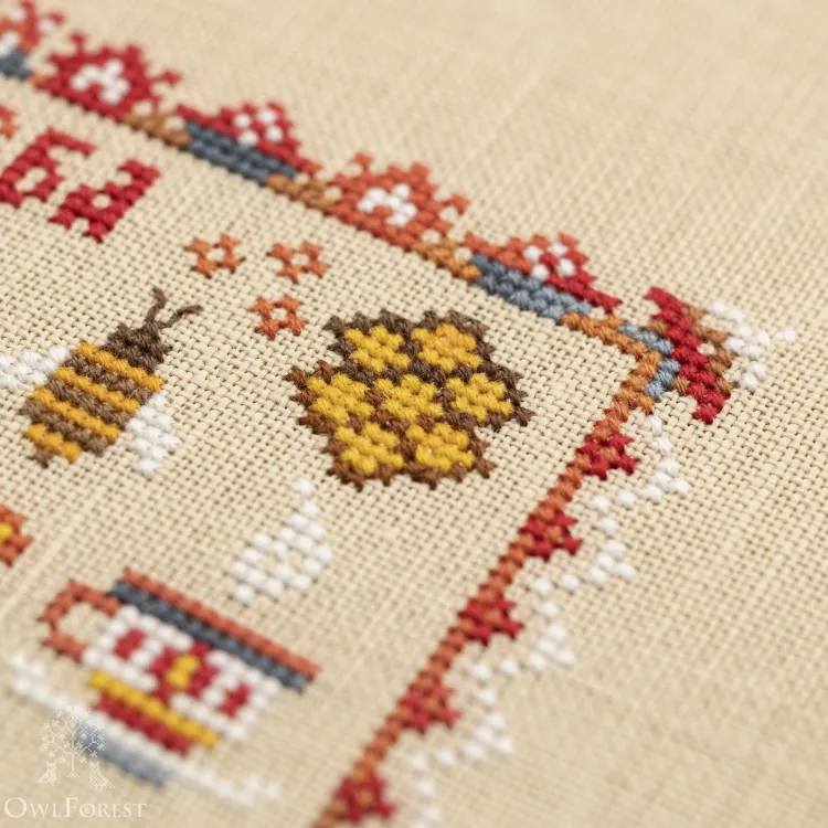 Схема для вышивания  «Пословицы. Красна изба»