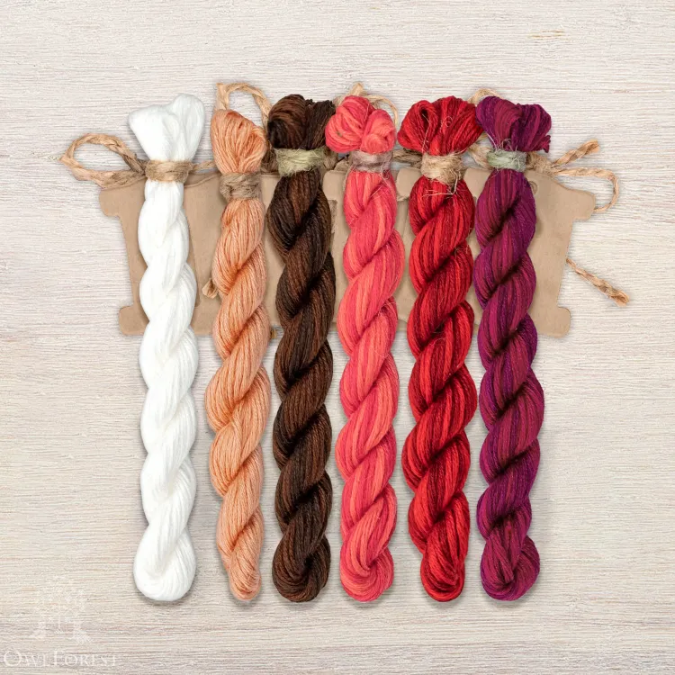 Набор ниток OwlForest для схемы «Фея сладкая» (ПНК)