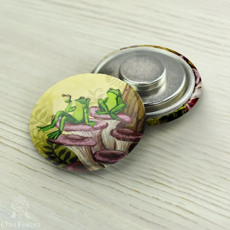 Магнитный держатель «Лягушки и вёшенки»