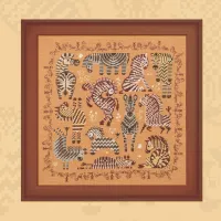 Электронная схема «Полосатые зебры»