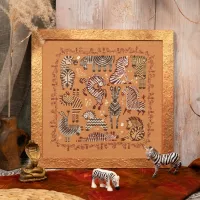 Электронная схема «Полосатые зебры»