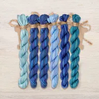 Набор ниток OwlForest для схемы «Птицы счастья» (ПНК Кирова)