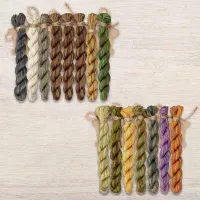 Набор ниток OwlForest для схемы «Медвежий бор» (ПНК)