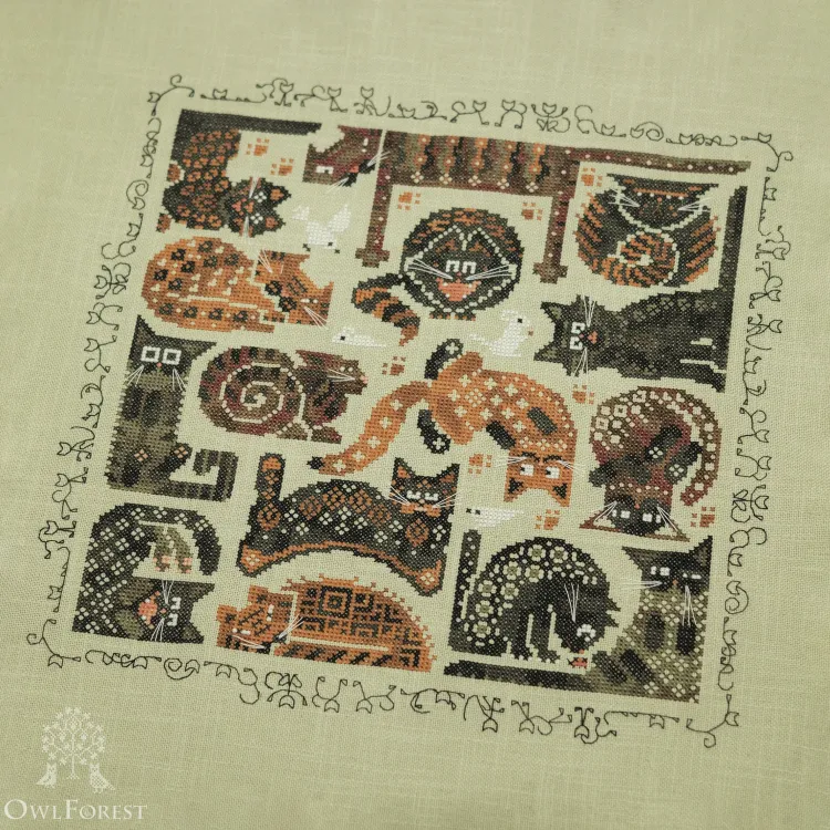 Электронная схема «Мягкие котики»