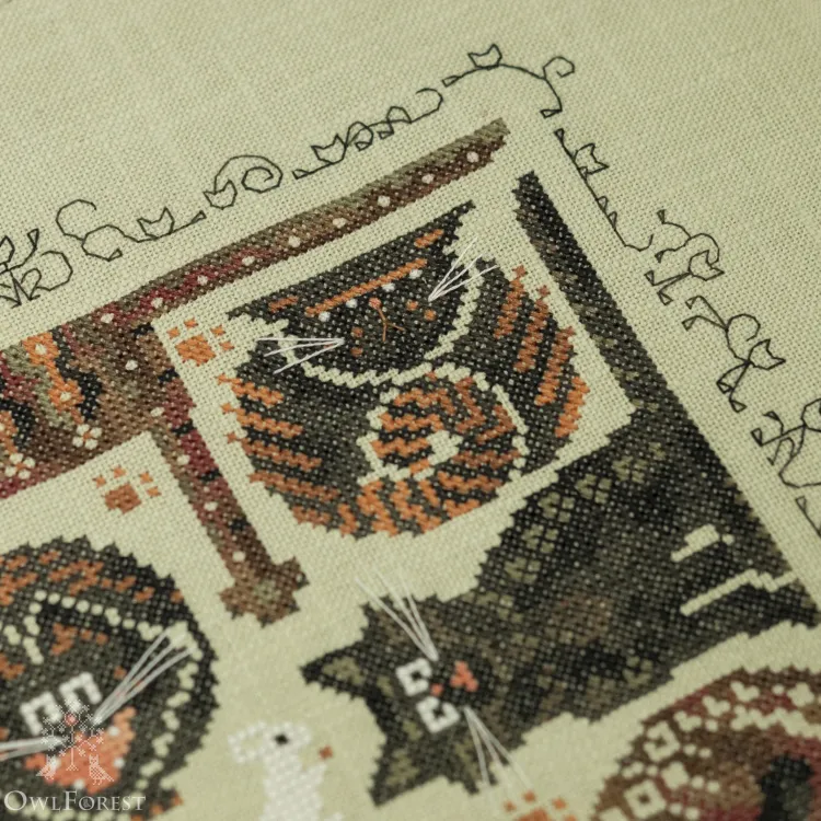 Электронная схема «Мягкие котики»