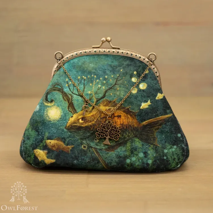 Клатч на фермуаре «Речной друид»