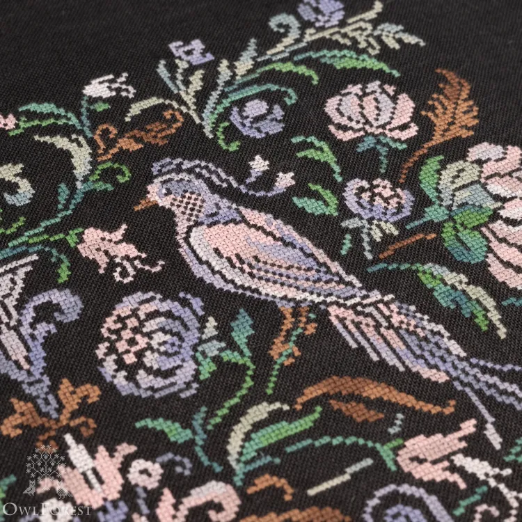 Схема для вышивания «Ночные трели перламутровых птиц»