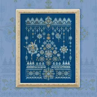 Схема для вышивания «Снежный танец» 
