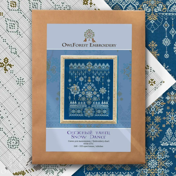 Схема для вышивания «Снежный танец» 