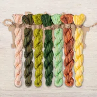 Набор ниток OwlForest для схемы «Кикимора болотная» (DMC)