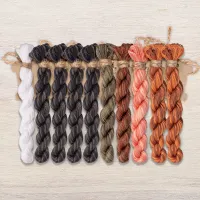 Набор ниток OwlForest для схемы «Мягкие котики» (DMC)