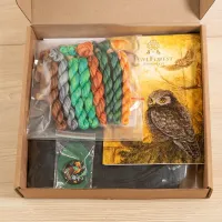 Набор для вышивания «Ночные трели изумрудных птиц» 