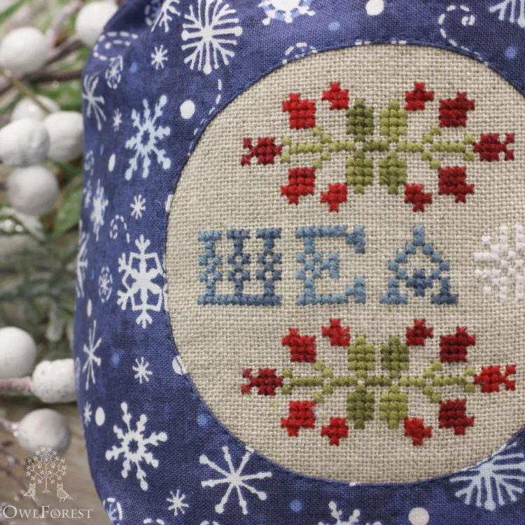 Электронная схема «Новогодний семплер. Английский алфавит»