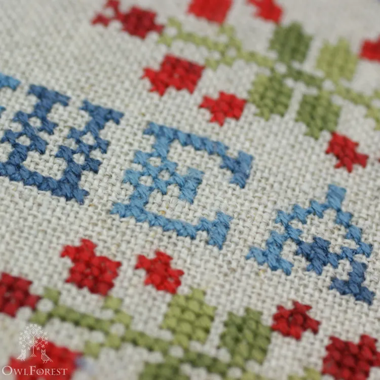 Электронная схема «Новогодний семплер. Английский алфавит»