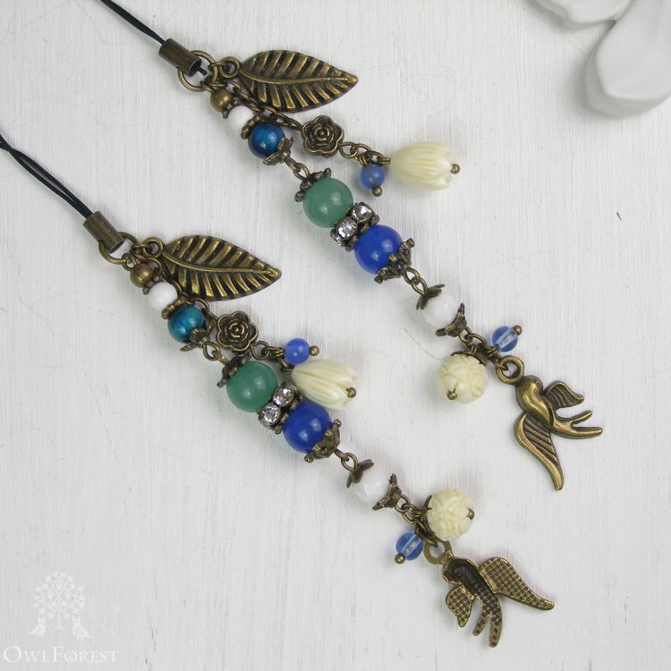 Маячок для ножниц «Ласточки» цвет фурнитуры бронза