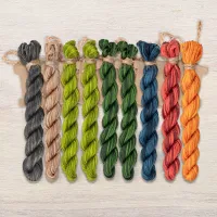 Набор ниток OwlForest для схемы «Лес чудес» (ПНК)