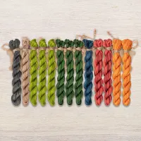 Набор ниток OwlForest для схемы «Лес чудес» (ПНК)