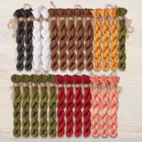 Набор ниток OwlForest для комплекта схем «Алёнушкина азбука» (DMC)