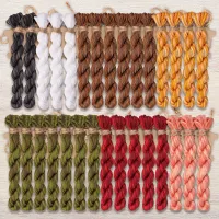 Набор ниток OwlForest для комплекта схем «Алёнушкина азбука» (DMC)