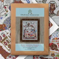 Схема для вышивания «Лесные домишки. Медведи» 