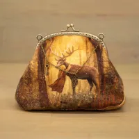 Клатч на фермуаре «Лесной олень»