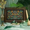 Схема для вышивания «Ночные трели изумрудных птиц»
