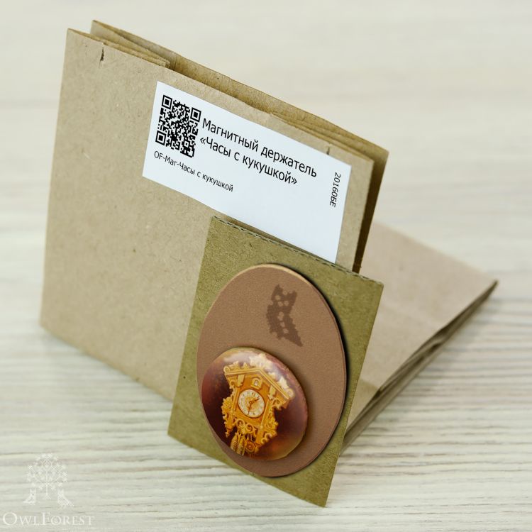 Магнитный держатель «Часы с кукушкой»