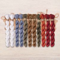 Набор ниток OwlForest для схемы «Первый снег» (DMC)