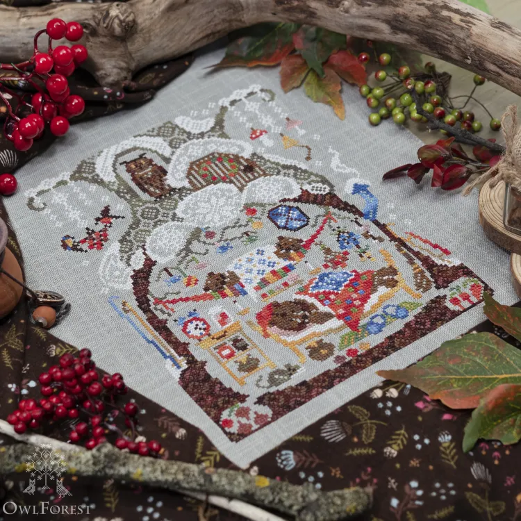 Электронная схема «Лесные домишки. Медведи» 