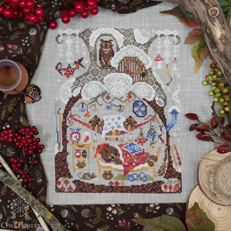 Электронная схема «Лесные домишки. Медведи» 