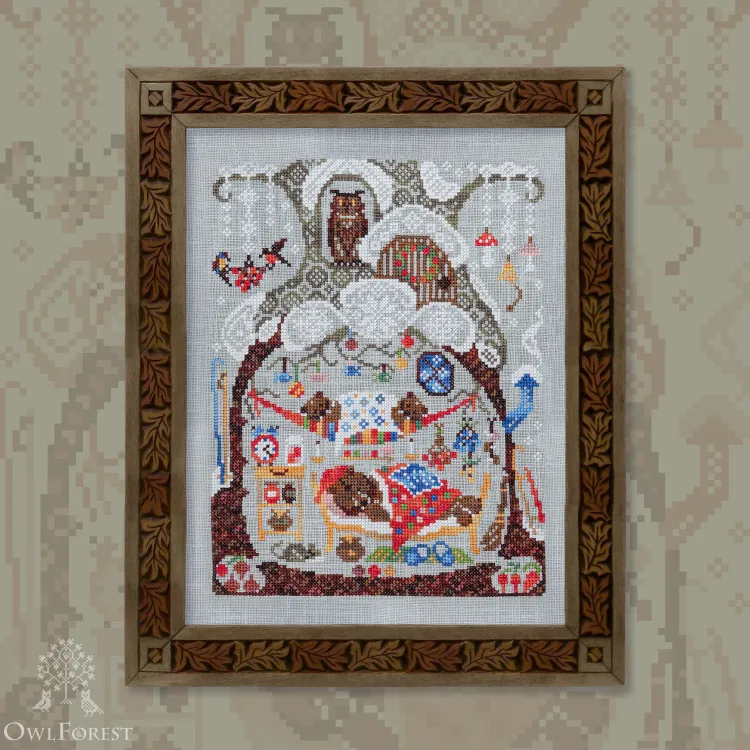 Электронная схема «Лесные домишки. Медведи» 