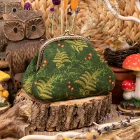 Клатч на фермуаре «Ягоды папоротника»