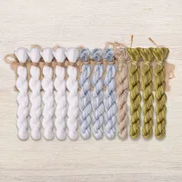 Набор ниток OwlForest для схемы «Снежный танец» (DMC)