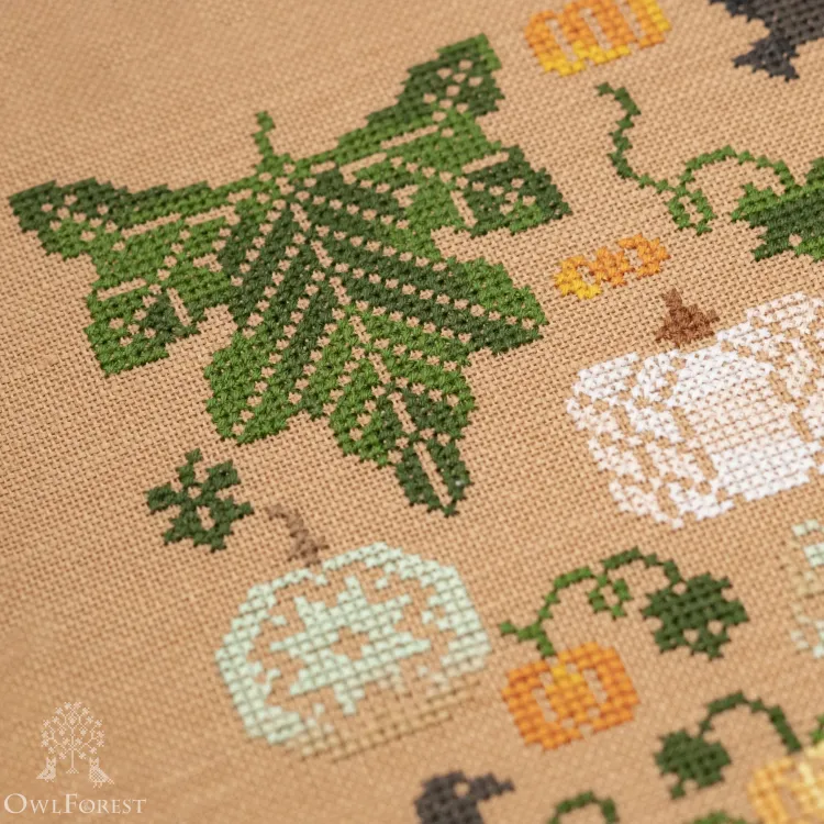 Бесплатная схема для вышивания «Тыковки»