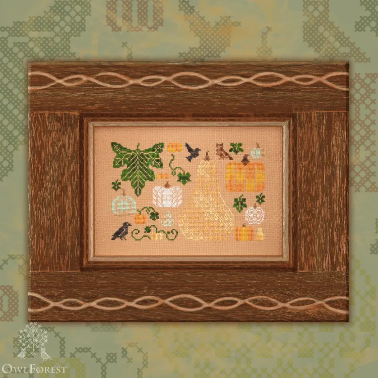Бесплатная схема для вышивания «Тыковки»