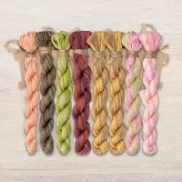 Набор ниток OwlForest для схемы «Вертикальная метрика для девочки» (DMC)