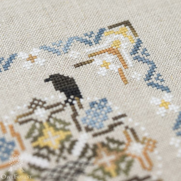 Схема для вышивания «Грачи»