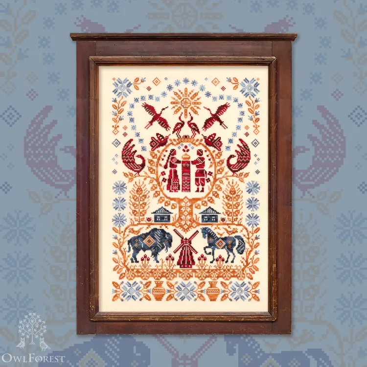 Схема для вышивания «Белорусские вырезанки»